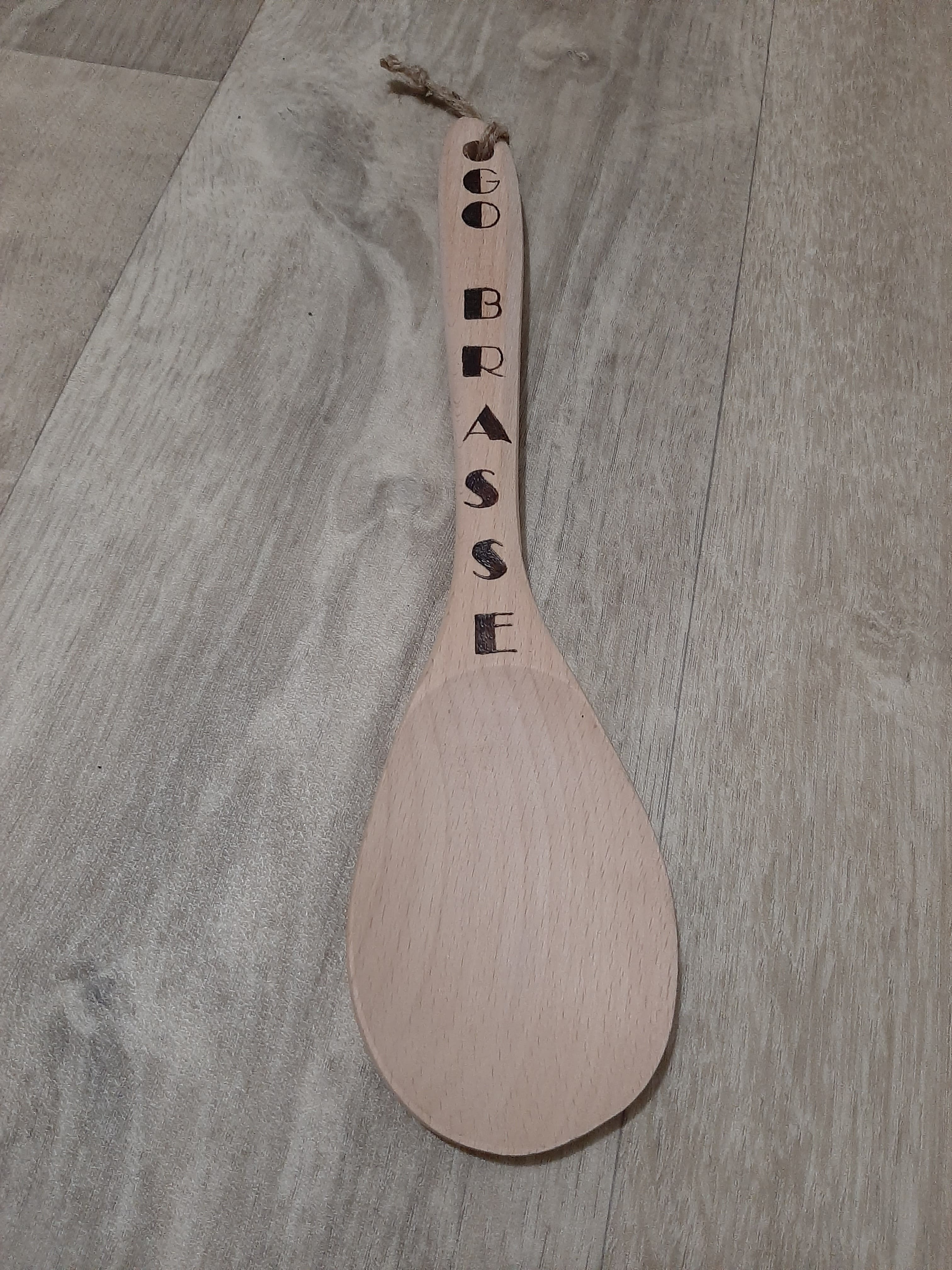 Cuillère en bois "Go Brasse"